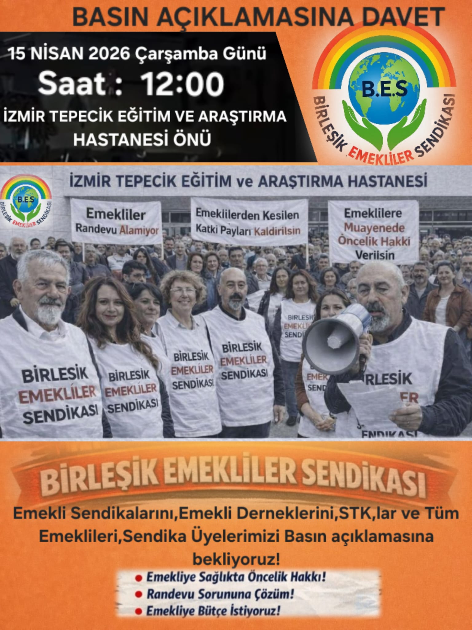 “Emekliler Yeter Artık Diyor”