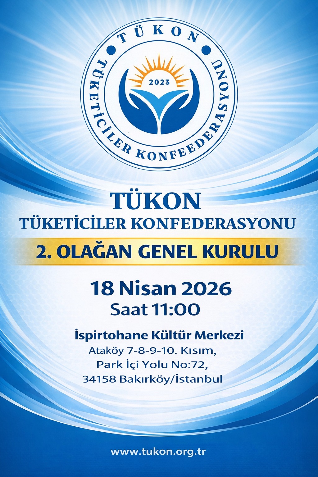 TÜKON- TÜKETİCİLER KONFEDERASYONU 2. OLAĞAN GENEL KURULU İSTANBUL’DA YAPILACAK