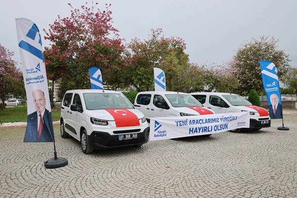 YÜREĞİR BELEDİYESİ ARAÇ FİLOSUNU GÜÇLENDİRMEYE DEVAM EDİYOR