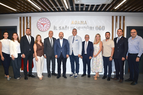 TDB VE ADANA DİŞ HEKİMLERİ ODASINDAN İL SAĞLIK MÜDÜRLÜĞÜNE ZİYARET